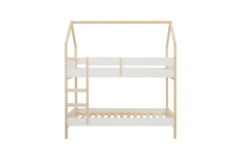 Våningssäng Square Line Vit, 223x205x96 cm - Vit, 223x205x96 cm - Möbler - Barnmöbler - Barnsäng & juniorsäng - Våningssäng barn