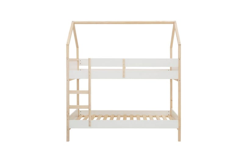 Våningssäng Square Line Vit, 223x205x96 cm - Vit, 223x205x96 cm - Möbler - Barnmöbler - Barnsäng & juniorsäng - Loftsäng barn