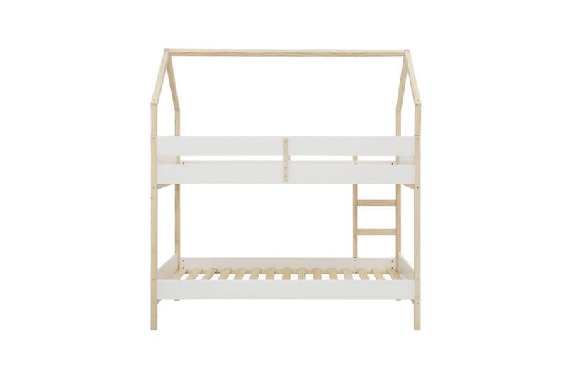 Våningssäng Square Line Vit, 223x205x96 cm - Vit, 223x205x96 cm - Möbler - Barnmöbler - Barnsäng & juniorsäng - Loftsäng barn