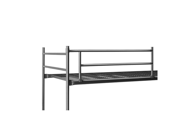 Våningssäng Zeloubridge Svart - Svart - Möbler - Barnmöbler - Barnsäng & juniorsäng - Våningssäng barn
