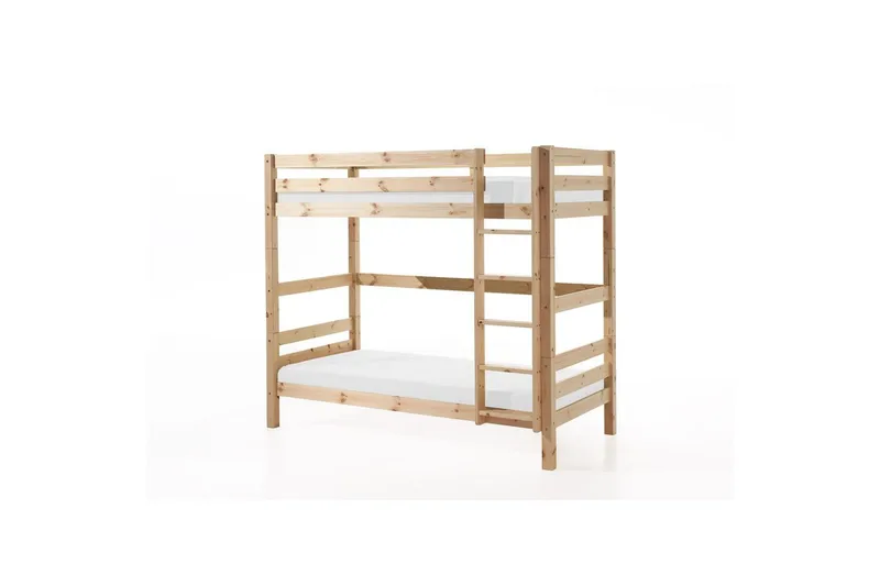 Våningssäng Pino Set med 2 Lådor Naturlig, 180 cm - Naturlig, 180 cm - Möbler - Barnmöbler - Barnsäng & juniorsäng - Våningssäng barn