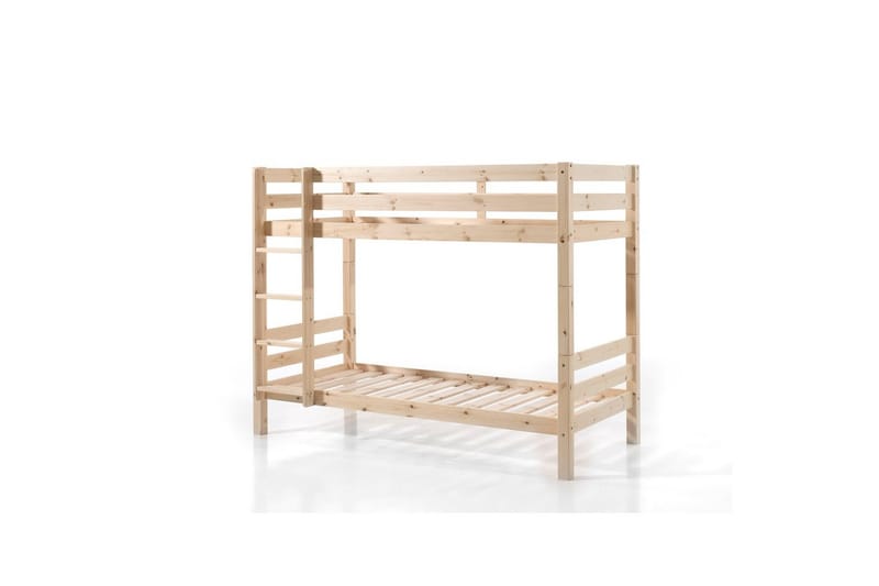 Våningssäng Pino Set med 2 Lådor Naturlig, 160 cm - Naturlig, 160 cm - Möbler - Barnmöbler - Barnsäng & juniorsäng - Våningssäng barn