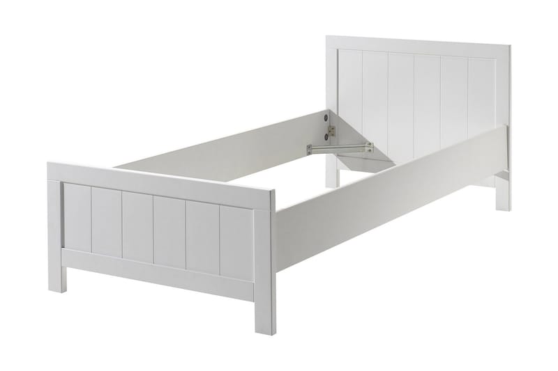 Vandeveer Sängram 90x200 - Vit - Möbler - Barnmöbler - Barnsäng & juniorsäng