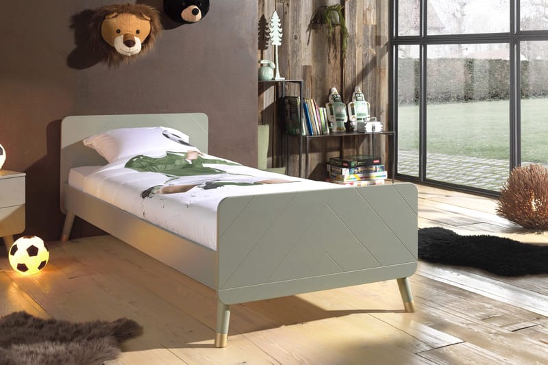 Vessinge Säng 90x200 cm - Grön - Möbler - Barnmöbler - Barnsäng & juniorsäng