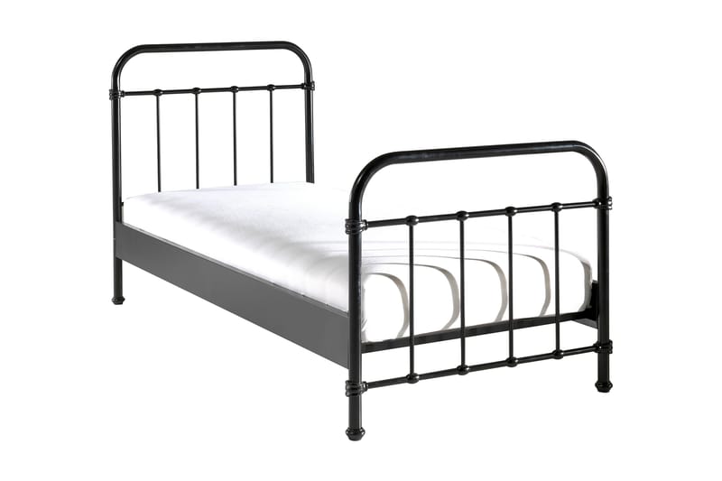 Yalpo Barnsäng 90x200 - Svart - Möbler - Barnmöbler - Barnsäng & juniorsäng