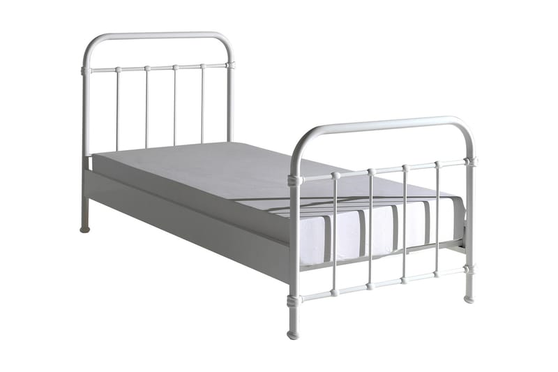 Yalpo Barnsäng 90x200 - Vit - Möbler - Barnmöbler - Barnsäng & juniorsäng