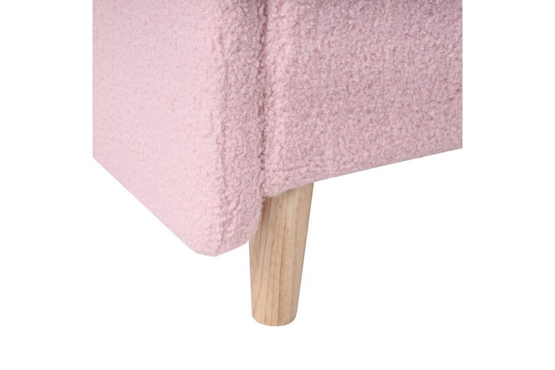 Barnsäng Laye - Rosa, ljust trä - Möbler - Barnmöbler - Barnsäng & juniorsäng