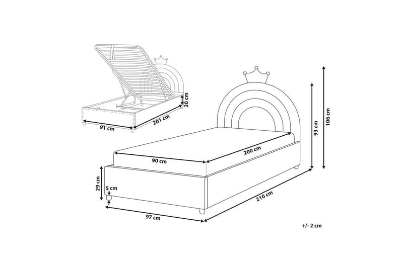 Barnsäng med förvaring Grisetot - Möbler - Barnmöbler - Barnsäng & juniorsäng