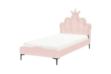 Barnsäng Rubian - Rosa, Svart - Möbler - Barnmöbler - Barnsäng & juniorsäng