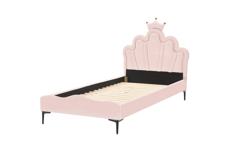 Barnsäng Rubian - Rosa, Svart - Möbler - Barnmöbler - Barnsäng & juniorsäng