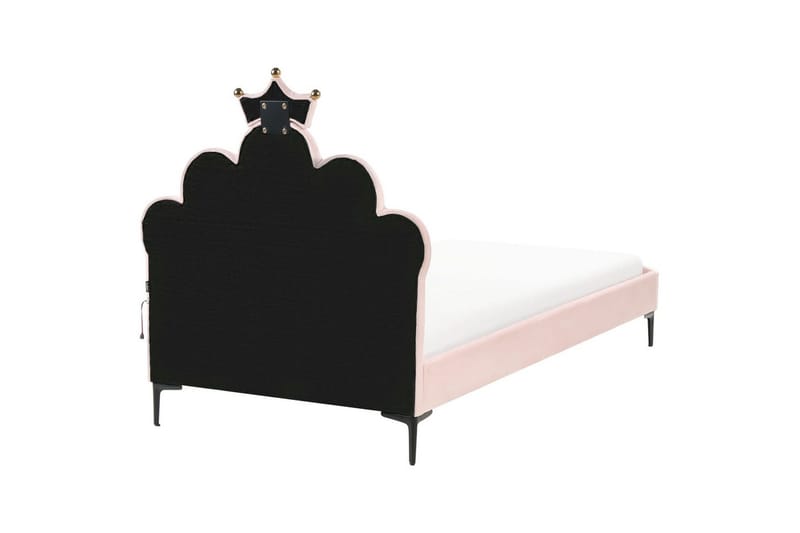 Barnsäng Rubian - Rosa, Svart - Möbler - Barnmöbler - Barnsäng & juniorsäng