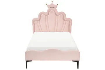 Barnsäng Rubian - Rosa, Svart - Möbler - Barnmöbler - Barnsäng & juniorsäng