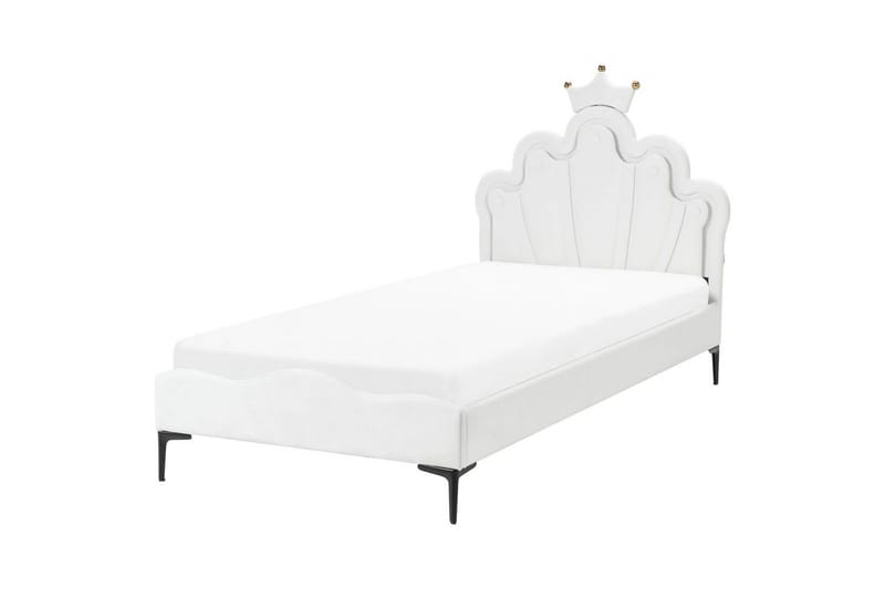 Barnsäng Rubian - Vit, Svart - Möbler - Barnmöbler - Barnsäng & juniorsäng