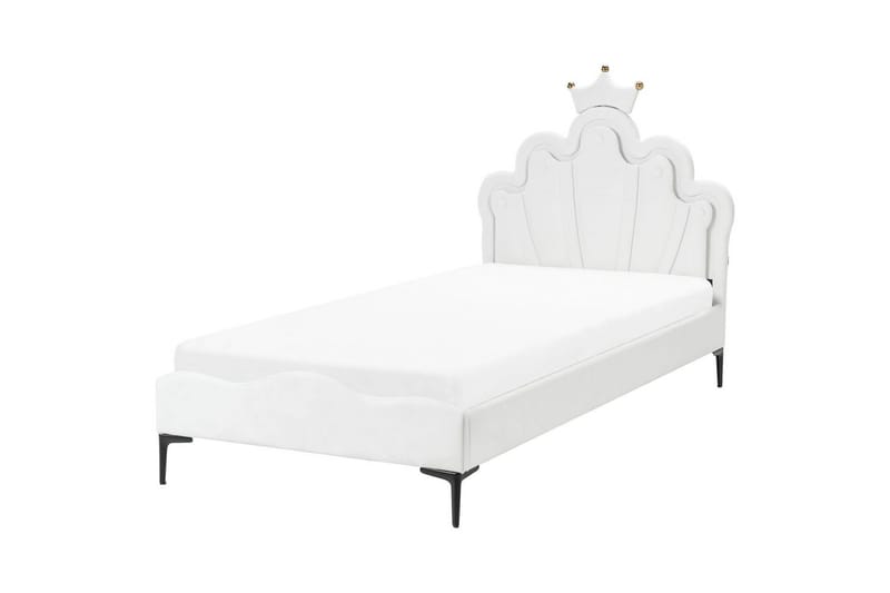 Barnsäng Rubian - Vit, Svart - Möbler - Barnmöbler - Barnsäng & juniorsäng