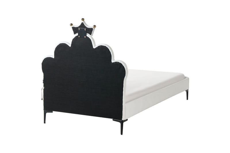 Barnsäng Rubian - Vit, Svart - Möbler - Barnmöbler - Barnsäng & juniorsäng