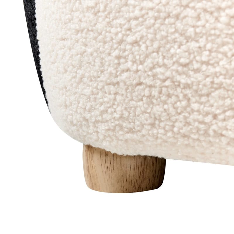 Barnfåtölj Hervik - Svart, vit, brun/50x55x60 - Möbler - Barnmöbler - Barnstol - Barnfåtölj