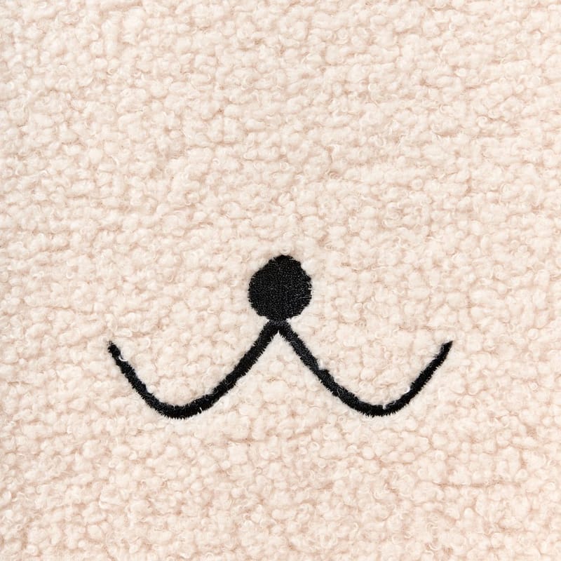 Barnfåtölj Zoar - Vit, brun - Möbler - Barnmöbler - Barnstol - Barnfåtölj