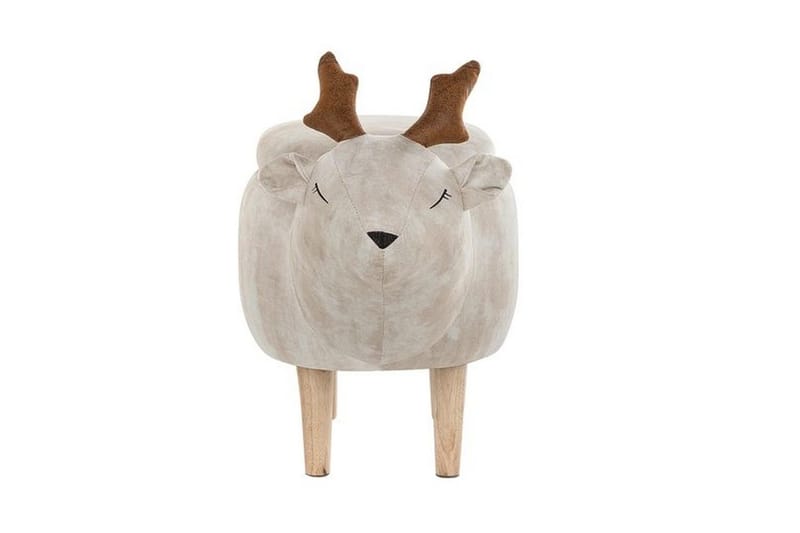 Gottsegen Sittpuff med Förvaring - Beige - Möbler - Barnmöbler - Barnstol - Barnpall