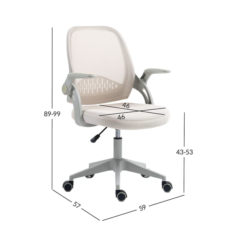 Barnskrivbordsstol Emmy - Beige - Möbler - Barnmöbler - Barnstol - Skrivbordsstol barn