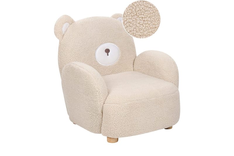 Barnstol Boo Beige/ljust trä - Beige/ljust trä - Möbler - Barnmöbler - Barnstol - Barnfåtölj