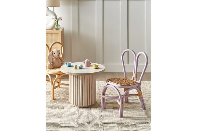 Barnstol Desimi Violett - Violett - Möbler - Barnmöbler - Barnstol - Skrivbordsstol barn