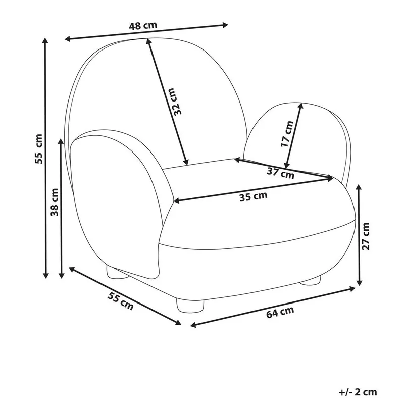 Barnstol Hem - Beige, ljust trä - Möbler - Barnmöbler - Barnstol - Barnfåtölj