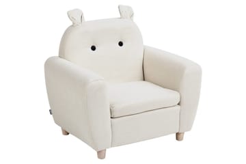 Barnstol Maribo Beige/ljust trä