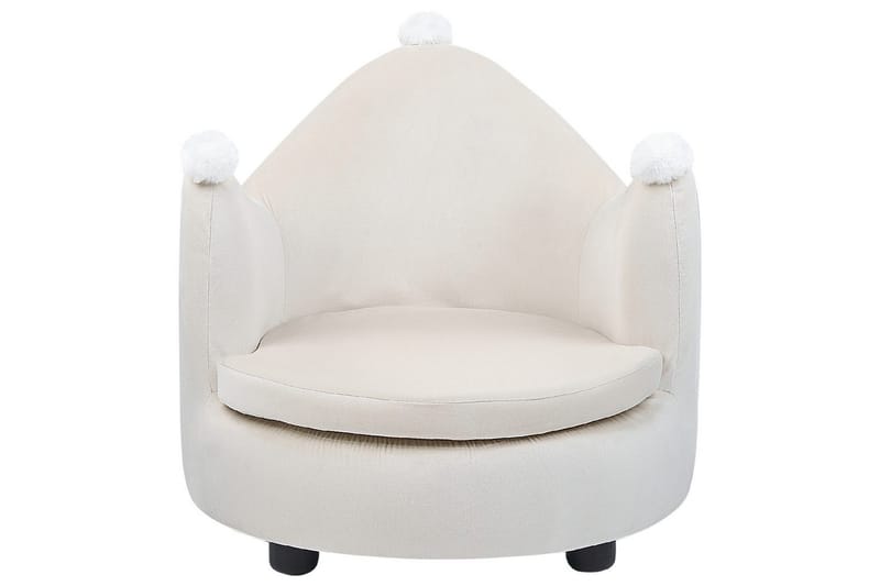 Barnstol Vega Beige/svart - Beige/svart - Möbler - Barnmöbler - Barnstol - Barnfåtölj
