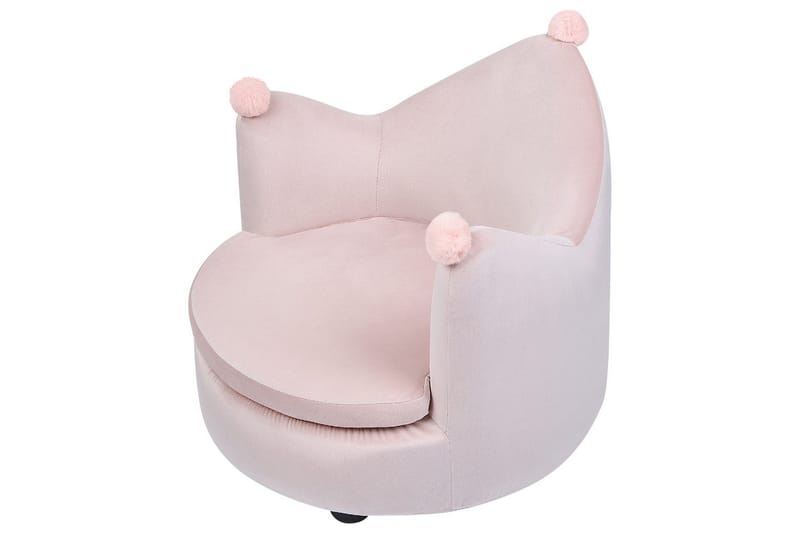 Barnstol Vega Rosa/Svart - Rosa/Svart - Möbler - Barnmöbler - Barnstol - Barnfåtölj