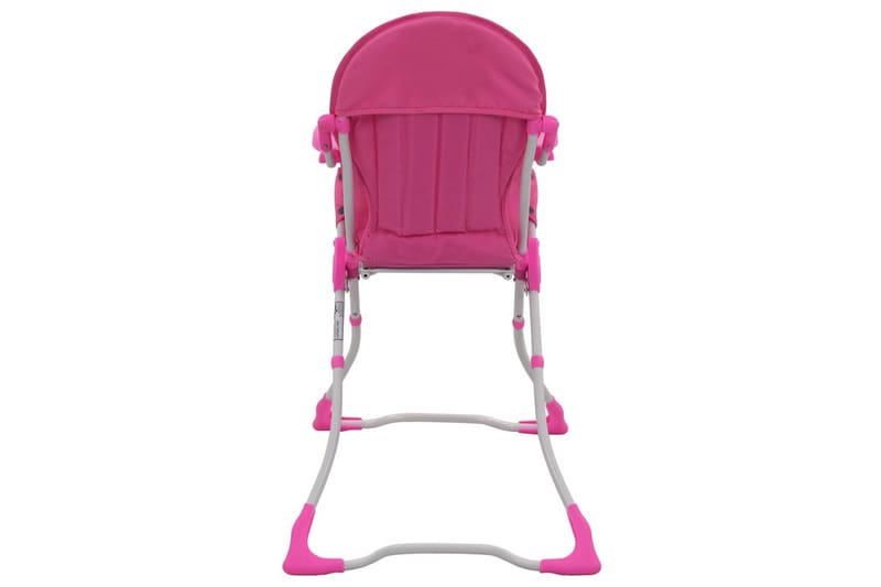 Barnstol rosa och vit - Rosa - Matstol barn - Hopfällbar barnstol
