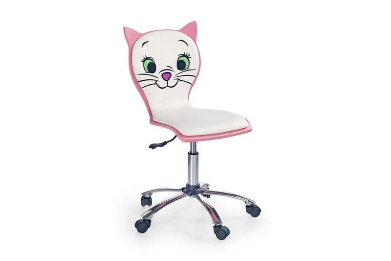 Kitty Skrivbordsstol - Rosa/Vit - Skrivbordsstol barn