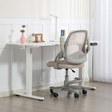 Skrivbordsstol för barn Emmy med fotstöd - Beige - Möbler - Barnmöbler - Barnstol - Skrivbordsstol barn