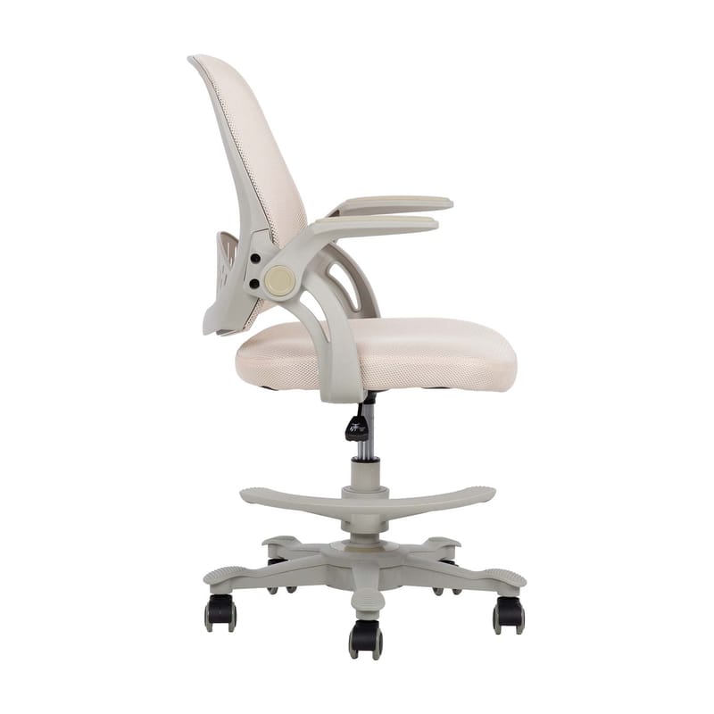 Skrivbordsstol för barn Emmy med fotstöd - beige - Möbler - Barnmöbler - Barnstol - Skrivbordsstol barn