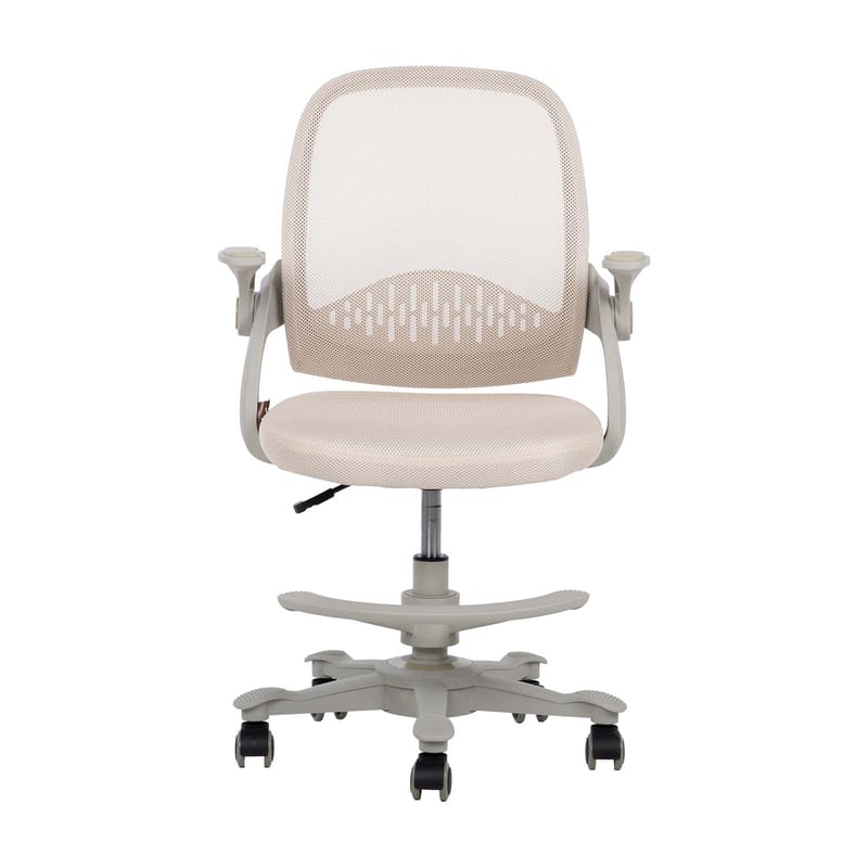Skrivbordsstol för barn Emmy med fotstöd - beige - Möbler - Barnmöbler - Barnstol - Skrivbordsstol barn