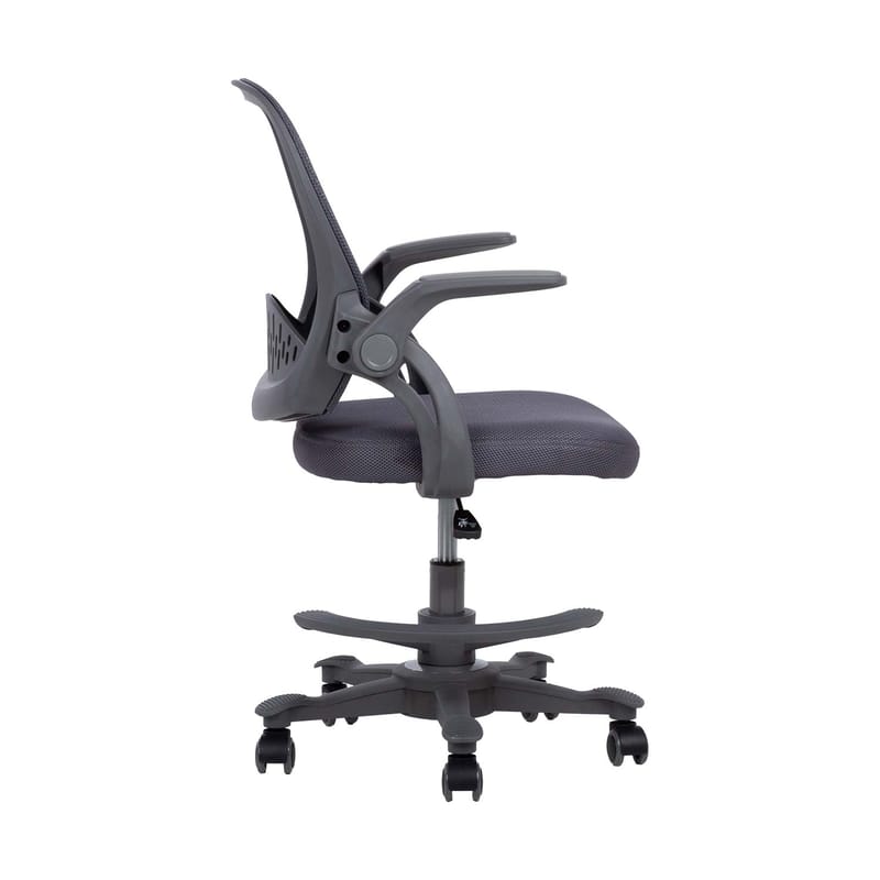 Skrivbordsstol för barn Emmy med fotstöd - grå - Möbler - Barnmöbler - Barnstol - Skrivbordsstol barn