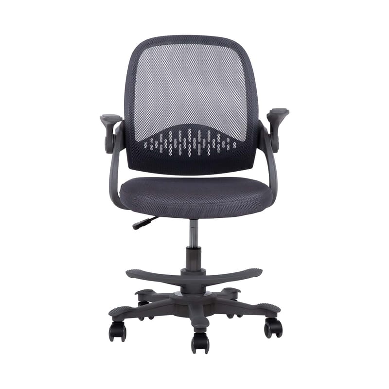 Skrivbordsstol för barn Emmy med fotstöd - grå - Möbler - Barnmöbler - Barnstol - Skrivbordsstol barn