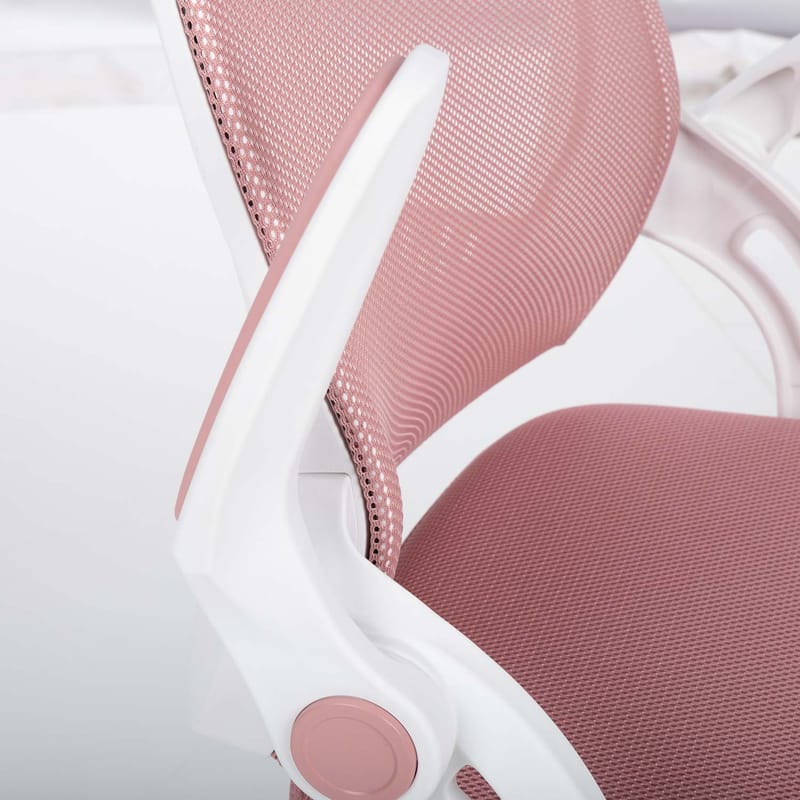 Skrivbordsstol för barn Emmy med fotstöd - rosa - Möbler - Barnmöbler - Barnstol - Skrivbordsstol barn