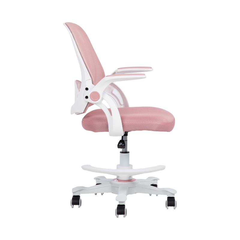 Skrivbordsstol för barn Emmy med fotstöd - rosa - Möbler - Barnmöbler - Barnstol - Skrivbordsstol barn