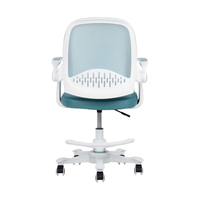 Skrivbordsstol för barn Emmy med fotstöd - turkos - Möbler - Barnmöbler - Barnstol - Skrivbordsstol barn