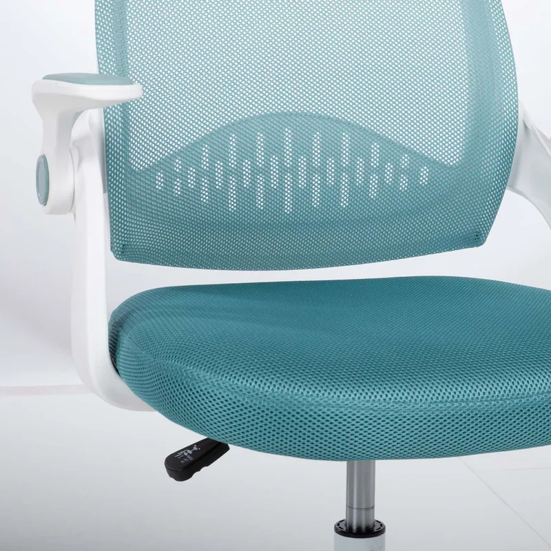 Skrivbordsstol för barn Emmy med fotstöd - turkos - Möbler - Barnmöbler - Barnstol - Skrivbordsstol barn