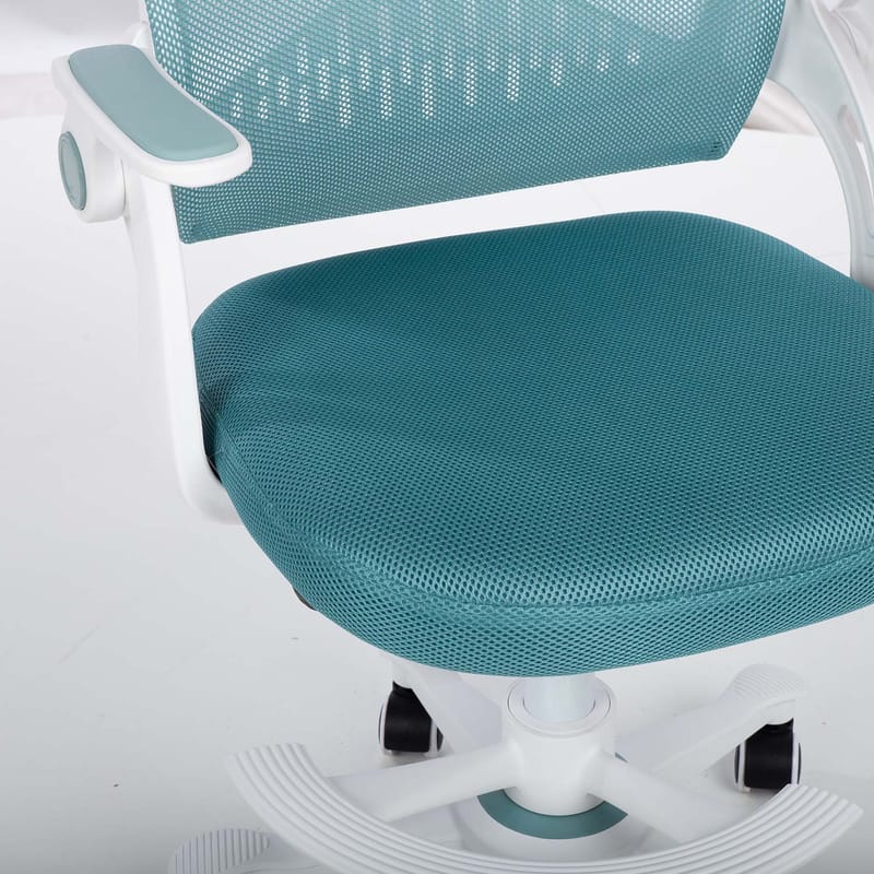 Skrivbordsstol för barn Emmy med fotstöd - turkos - Möbler - Barnmöbler - Barnstol - Skrivbordsstol barn