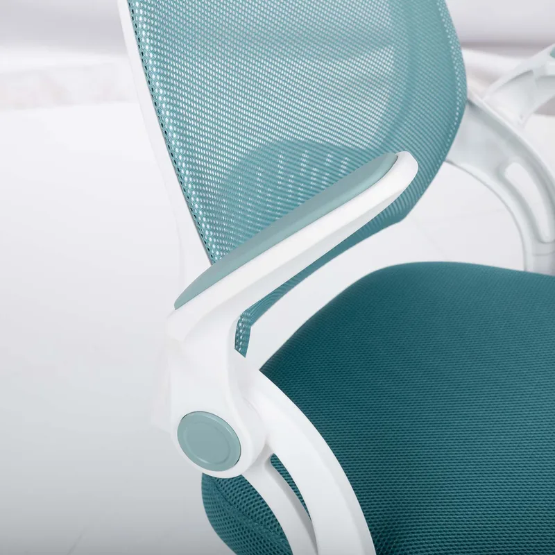 Skrivbordsstol för barn Emmy med fotstöd - turkos - Möbler - Barnmöbler - Barnstol - Skrivbordsstol barn