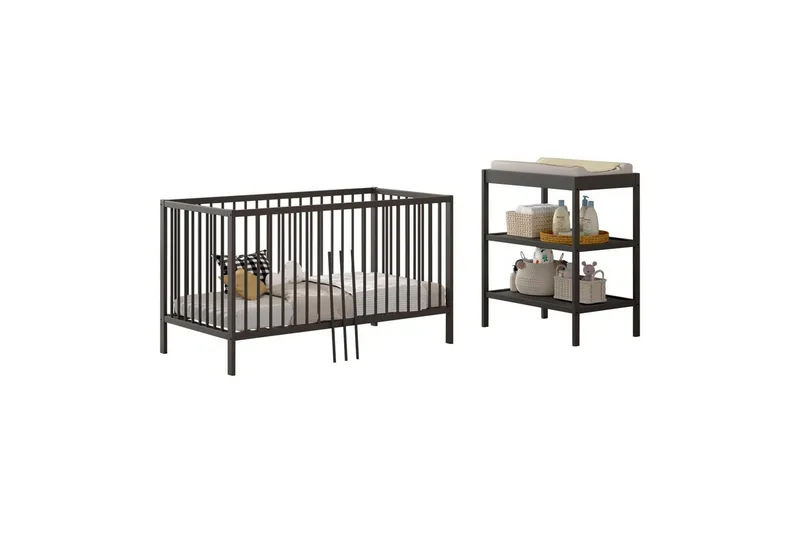 Dino Möbelset för Barnrum - Antracit - Möbler - Barnmöbler - Barnmöbelset