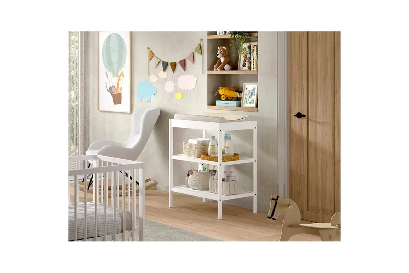 Dino Möbelset för Barnrum - Vit - Möbler - Barnmöbler - Barnmöbelset