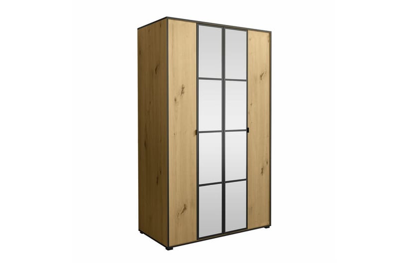 Aberfelt Barnskåp 120x206 cm - Svart - Möbler - Barnmöbler - Förvaring barnrum - Skåp barnrum