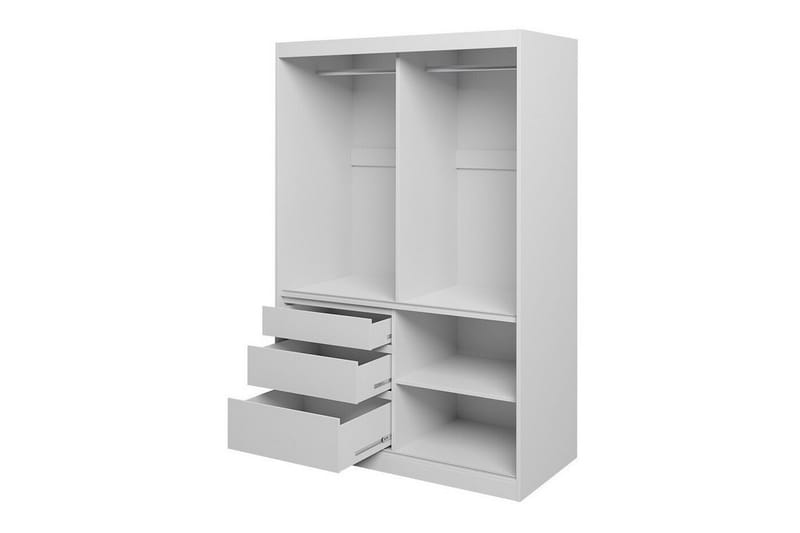 Aberfelt Barnskåp 140x216 cm - Vit - Möbler - Barnmöbler - Förvaring barnrum - Skåp barnrum