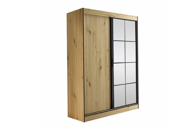 Aberfelt Barnskåp 150x216 cm - Svart - Möbler - Barnmöbler - Förvaring barnrum - Skåp barnrum