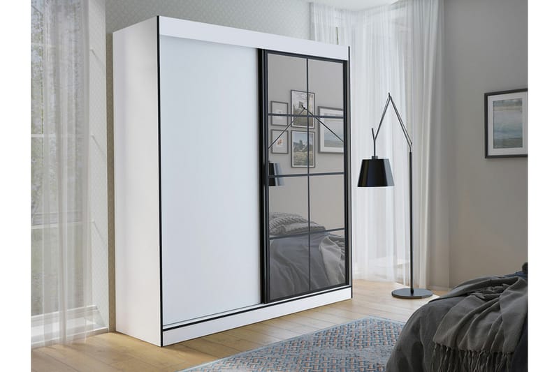 Aberfelt Barnskåp 180x216 cm - Vit - Möbler - Barnmöbler - Förvaring barnrum - Skåp barnrum