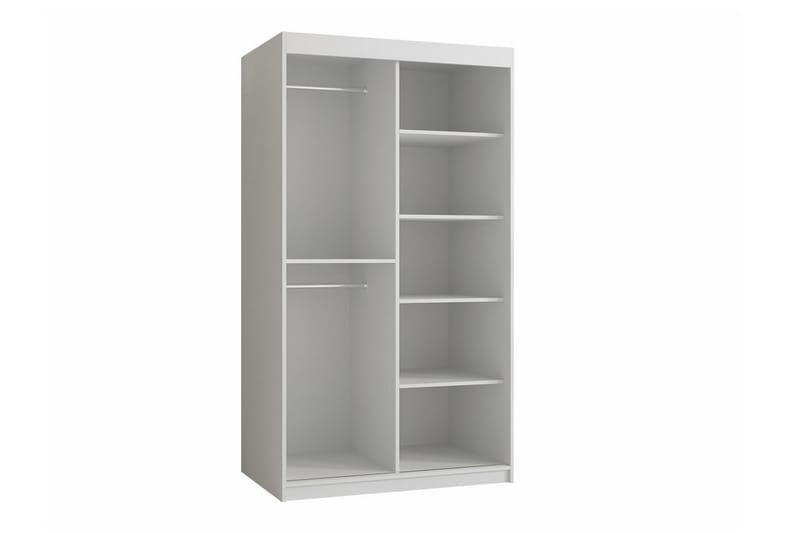 Dunvegan Garderob 100x200 cm - Vit - Möbler - Barnmöbler - Förvaring barnrum - Skåp barnrum