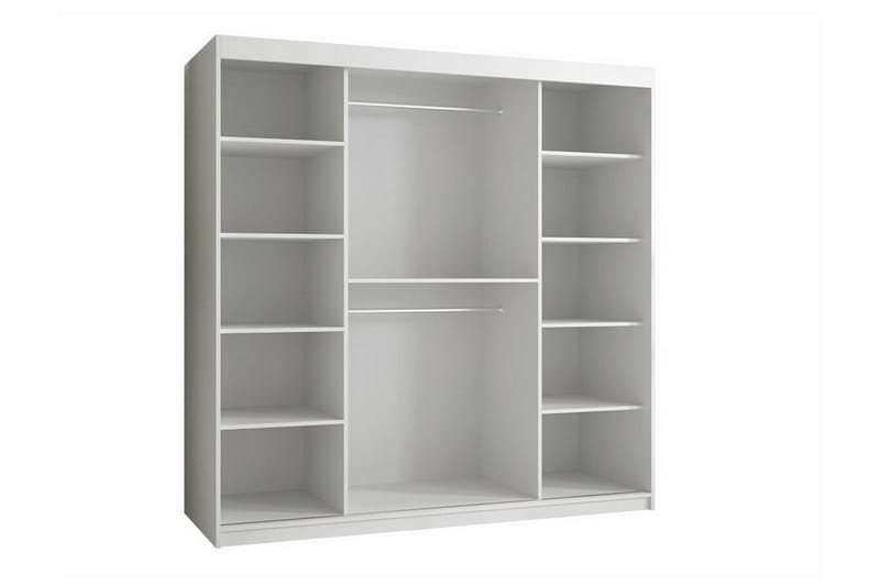 Dunvegan Garderob 180x200 cm - Svart - Möbler - Barnmöbler - Förvaring barnrum - Skåp barnrum